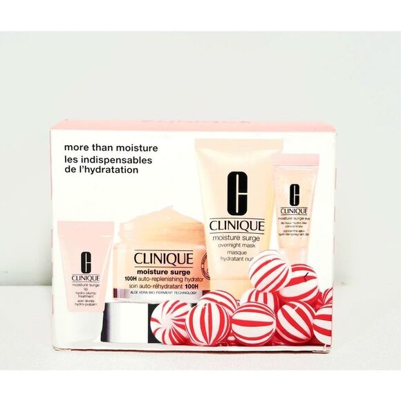 Clinique More Than Moisture 4 Piece Set Moisture Surge Set Skin Lip Eye NIB - Picture 1 of 5